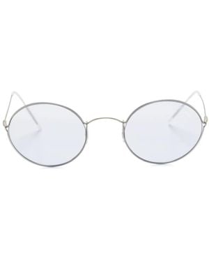 Giorgio Armani Gafas de sol con montura redonda - Metálico