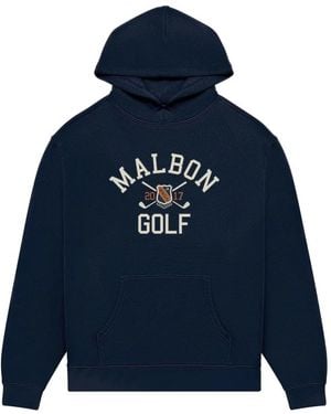 Malbon Golf Fesque Hoodie - Blue