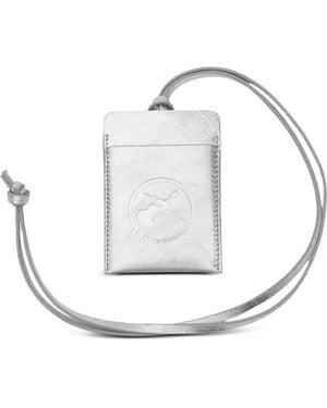 A.P.C. Tarjetero Metalizado - Blanco