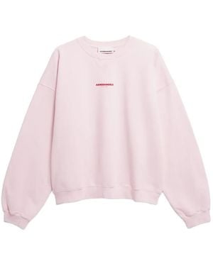 ARMEDANGELS Gmt Dye Pullover Mit Logo-Print - Pink