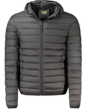 Roberto Cavalli Hooded Padded Jacket - Grey