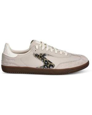 Skechers Hotshot Leopard-Print Crystal-Embellished Trainers - White