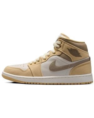 Nike Air 1 Mid Trainers - Natural