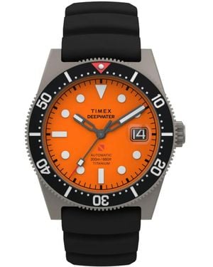 Timex Deepwater Reef Titanium 41Mm Watch - Orange