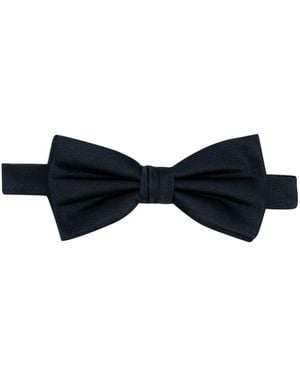 Fursac Adjustable Silk Bow Tie - Blue