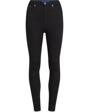 KARL LAGERFELD High-Rise Skinny Jeans - Black