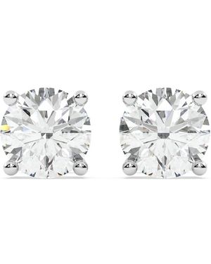 Diamond Essentials Laboratory-Grown Diamond Solitaire Earrings - White