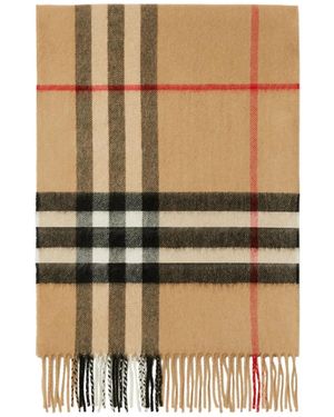 Burberry バーバリー チェック カシミアスカーフ - マルチカラー