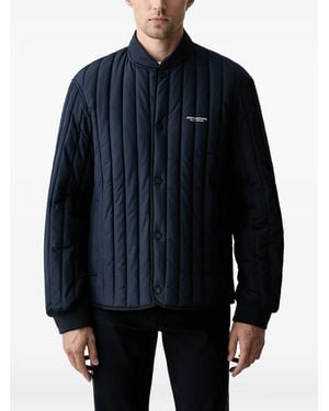 ARMANI EXCHANGE Doudoune À Logo Imprimé - Blue