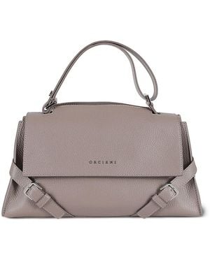 Orciani Sveva Longuette Sense Handbag - Grey