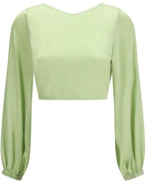 Kristina Ti Lace Tie Blouse - Green