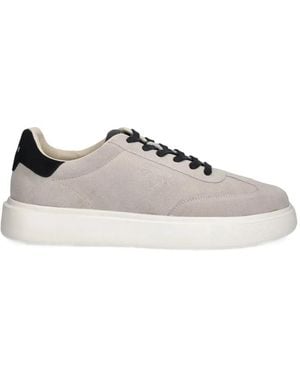 Guess Plaza Panelled Trainers - White