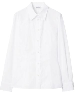 Burberry Equestrian Knight シャツ - ホワイト