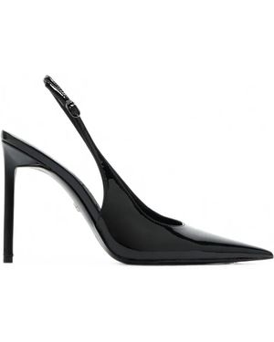 Sam Edelman Tegan Patent-Finish Slingback Pumps - White