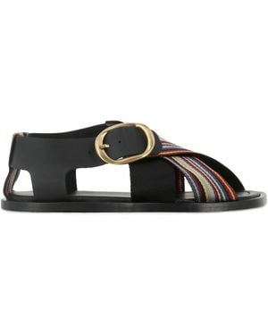 Paul Smith Merle Strappy Sandals - Black