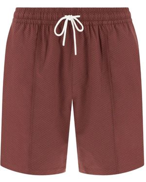 BOGGI Printed Swim Shorts - Red