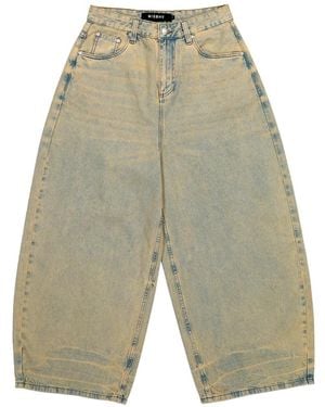 MISBHV Button-Fastening Jeans - White