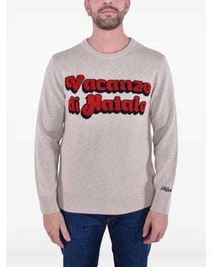 MC2 Saint Barth Heron Crew Neck Sweater - Gray