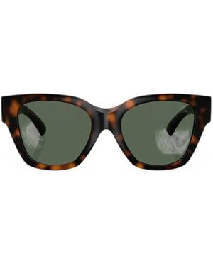 Burberry Tortoiseshell-Effect Square-Frame Sunglasses - Green