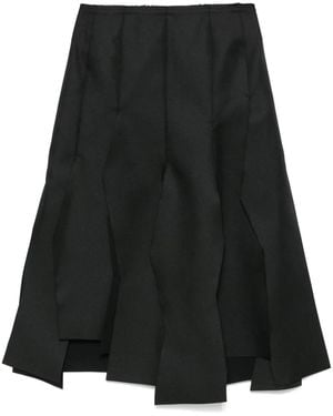Comme des Garçons Mini-Plooirok - Zwart