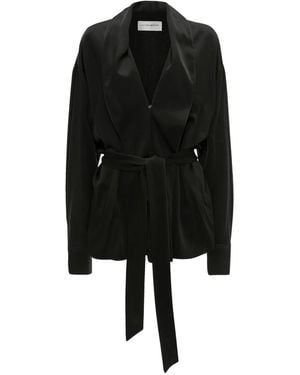 Victoria Beckham Wrap-belt Blouse - ブラック