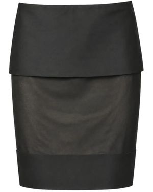 Christian Wijnants Patchwork Saros Midi Skirt - Black