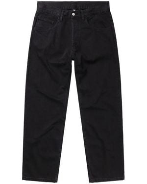 No Problemo Patch Embroidered Jeans - Black