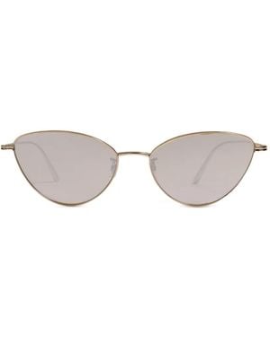 KHAITE x Oliver Peoples X Khaite-Tone 1998C Cat-Eye Sunglasses - White