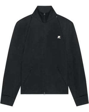 Courreges Sudadera Con Detalle Del Logo - Azul