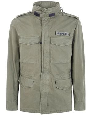 Aspesi Flap-Pocket Jacket - Green