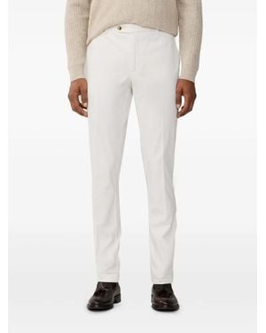 Hackett Kensington Slim-Fit Trousers - White