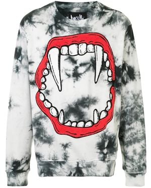 Haculla Tie-Dye Cotton Sweatshirt - Gray