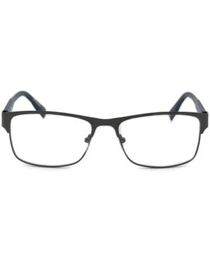 Lacoste Matte-Finish Rectangle-Frame Glasses - Gray