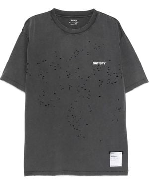 Satisfy Crew-Neck T-Shirt - Grey