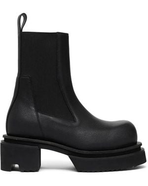 Rick Owens Pull-Tab Boots - Black