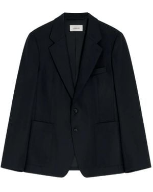 Lemaire Tailored Wool Blazer - Blue