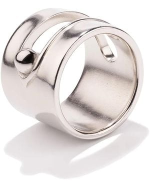 Goossens Bague Large Boucle - Métallisé