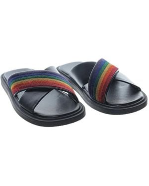 Kurt Geiger Owen Sunset Crossover Sandals - Blue