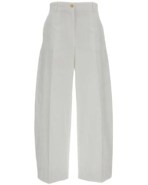 Alberto Biani Pantalon À Coupe Ample - White
