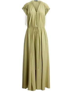 Polo Ralph Lauren V-Neck Maxi Dress - Green