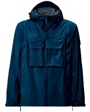 C.P. Company Veste Zippée À Capuche - Blue