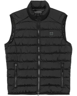 Marc O' Polo Gilet À Patch Logo - Black