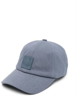 Maison Kitsuné ボールドフォックス キャップ - ブルー