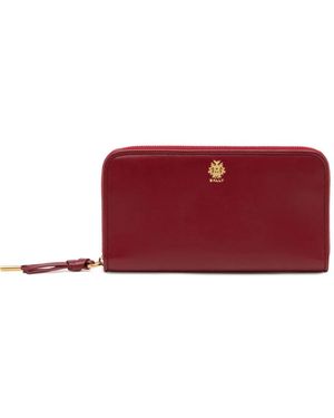 Bally Essential Leather Long Wallet - Red