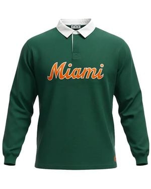 Eric Emanuel Miami Long-Sleeve Polo Shirt - Green