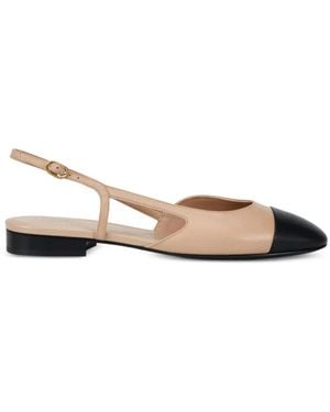 POTAMY Two-Tone Slingback Ballet Flats - Natural