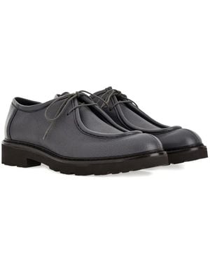 Canali Zapatos derby Wallabee con cordones - Gris