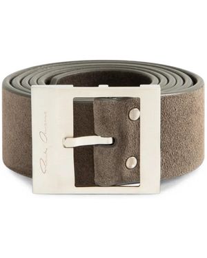Rick Owens Stooges Buckle Belt - Brown