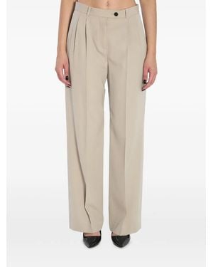 The Row Virgil Pleated Trousers - Natural