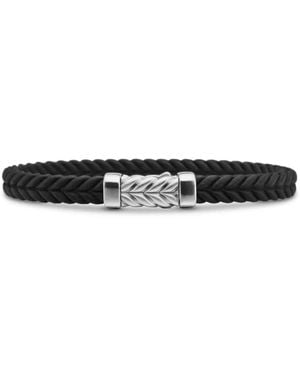 David Yurman Sterling Chevron Bracelet (6Mm) - White